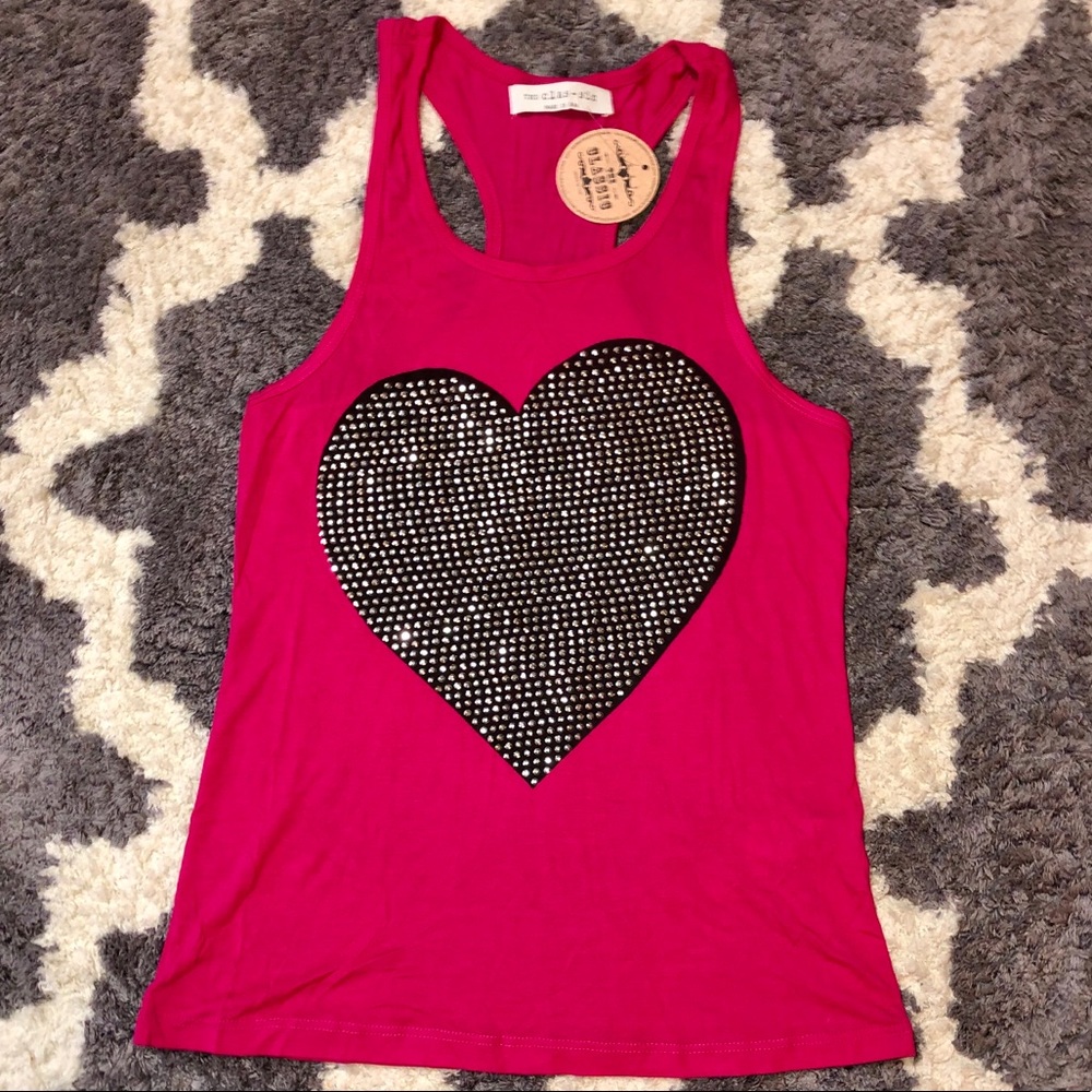 Studded Heart Tank